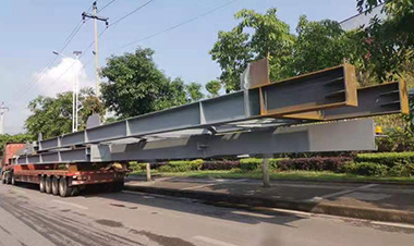 四川航達(dá)鋼鐵集團(tuán)廠(chǎng)房鋼結(jié)構(gòu)運(yùn)輸